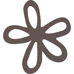 A black flower with a white background. - Hotel La Casies Mountain Living